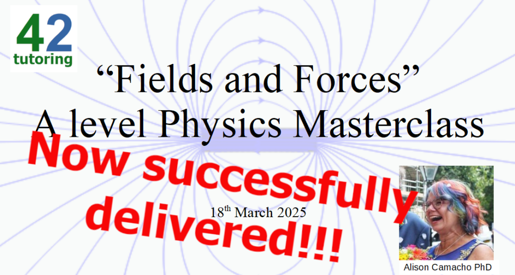Fields and Forces Masterclass title